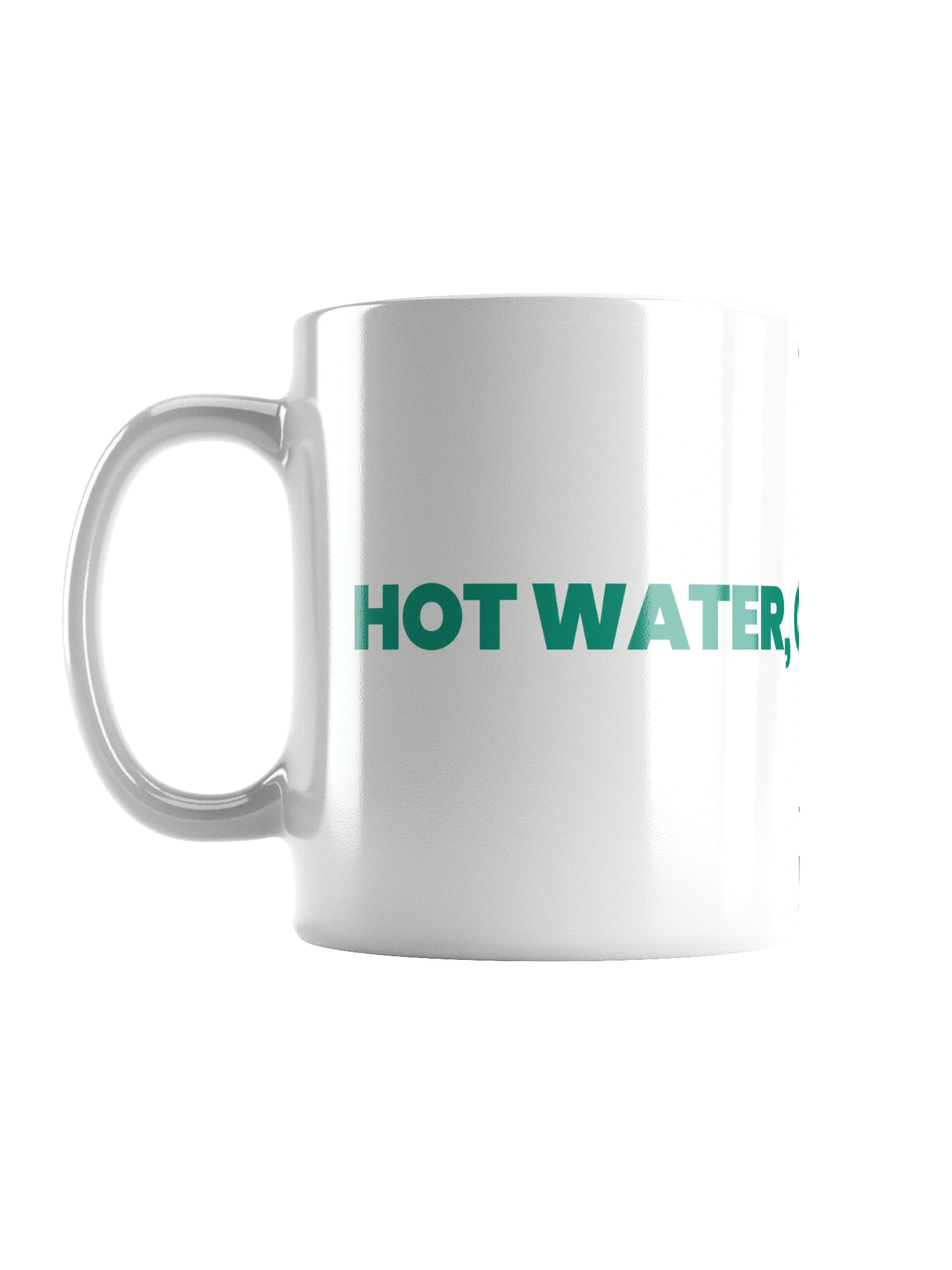 HOT WATER, COLD ANALYSIS White Glossy Mug product image (1)