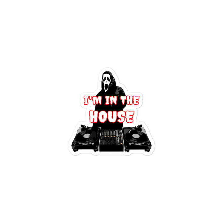 Ghostface in the house Die-Cut Magnets product image (1)