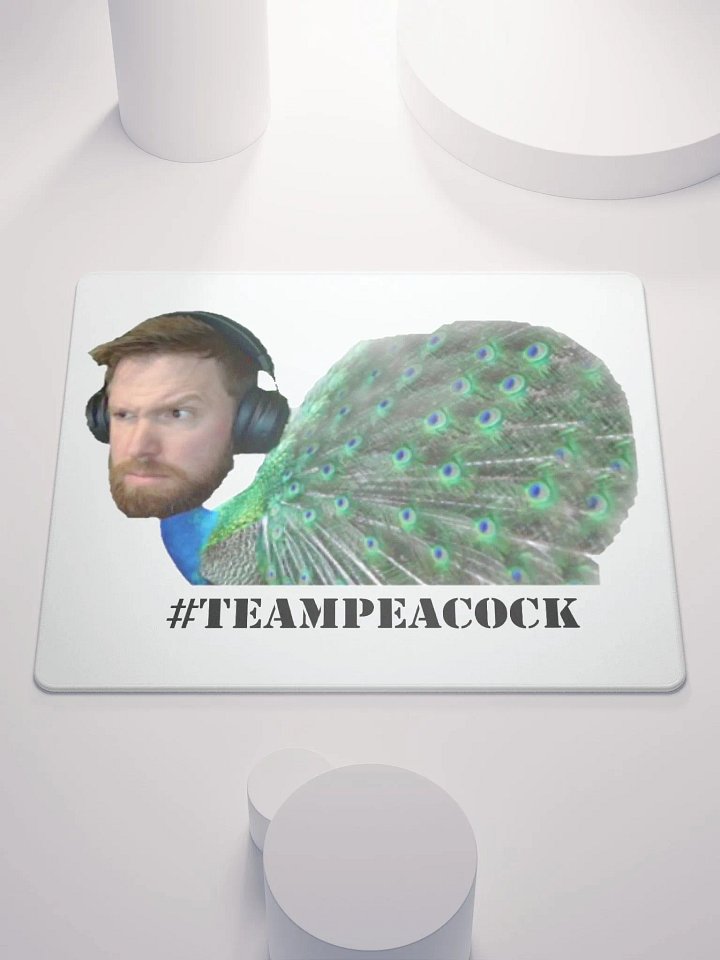 #TeamPeacock Mouse Pad product image (1)
