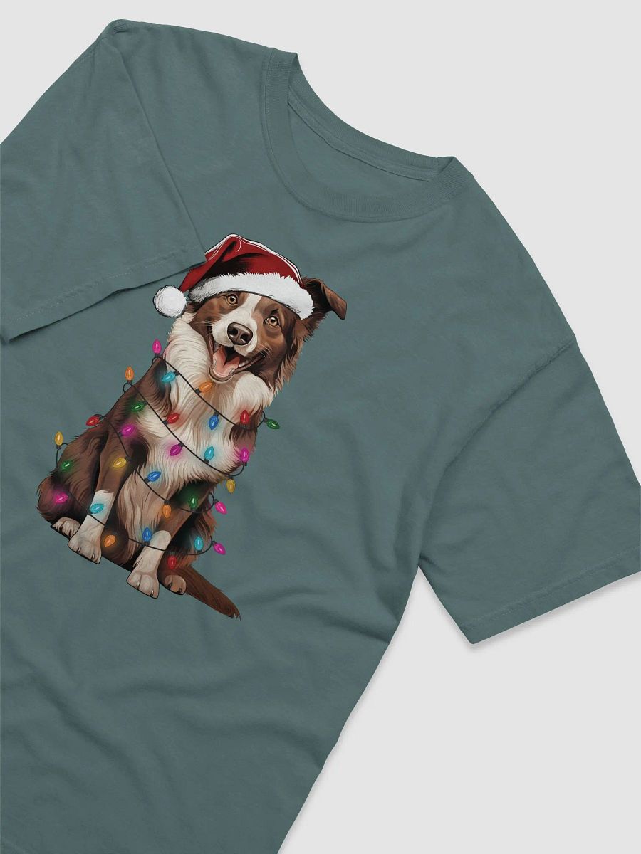 Funny Border Collie(Brown) Christmas T-Shirt for Border Collie Paw-rents product image (6)