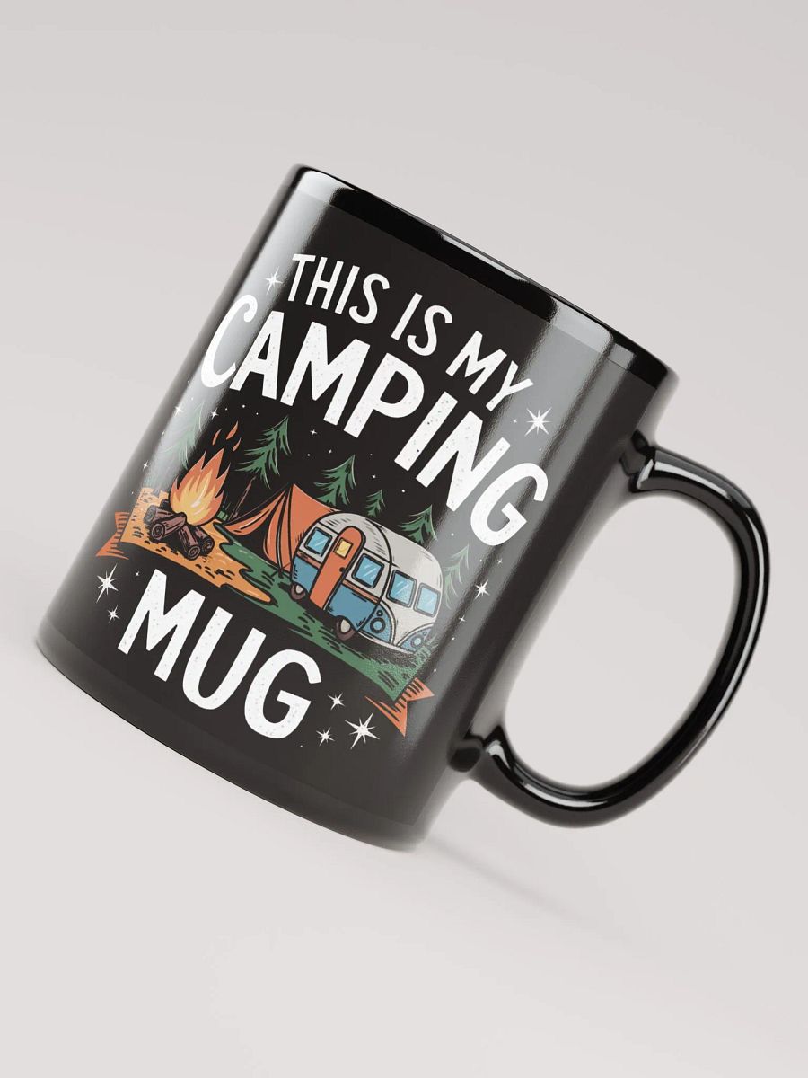 "This is my Camping Mug" High Quality Black Mug product image (4)