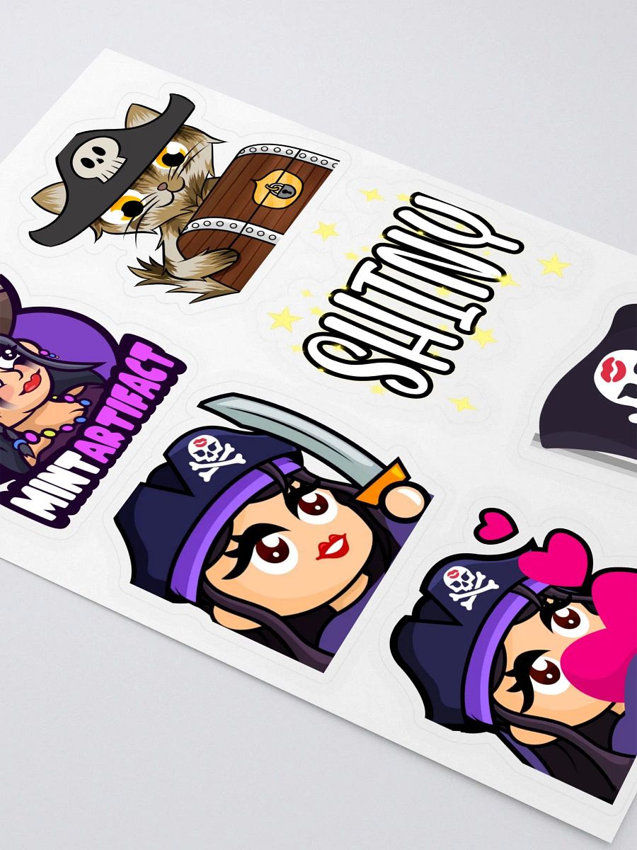 Mint Emote Sticker Sheet product image (3)