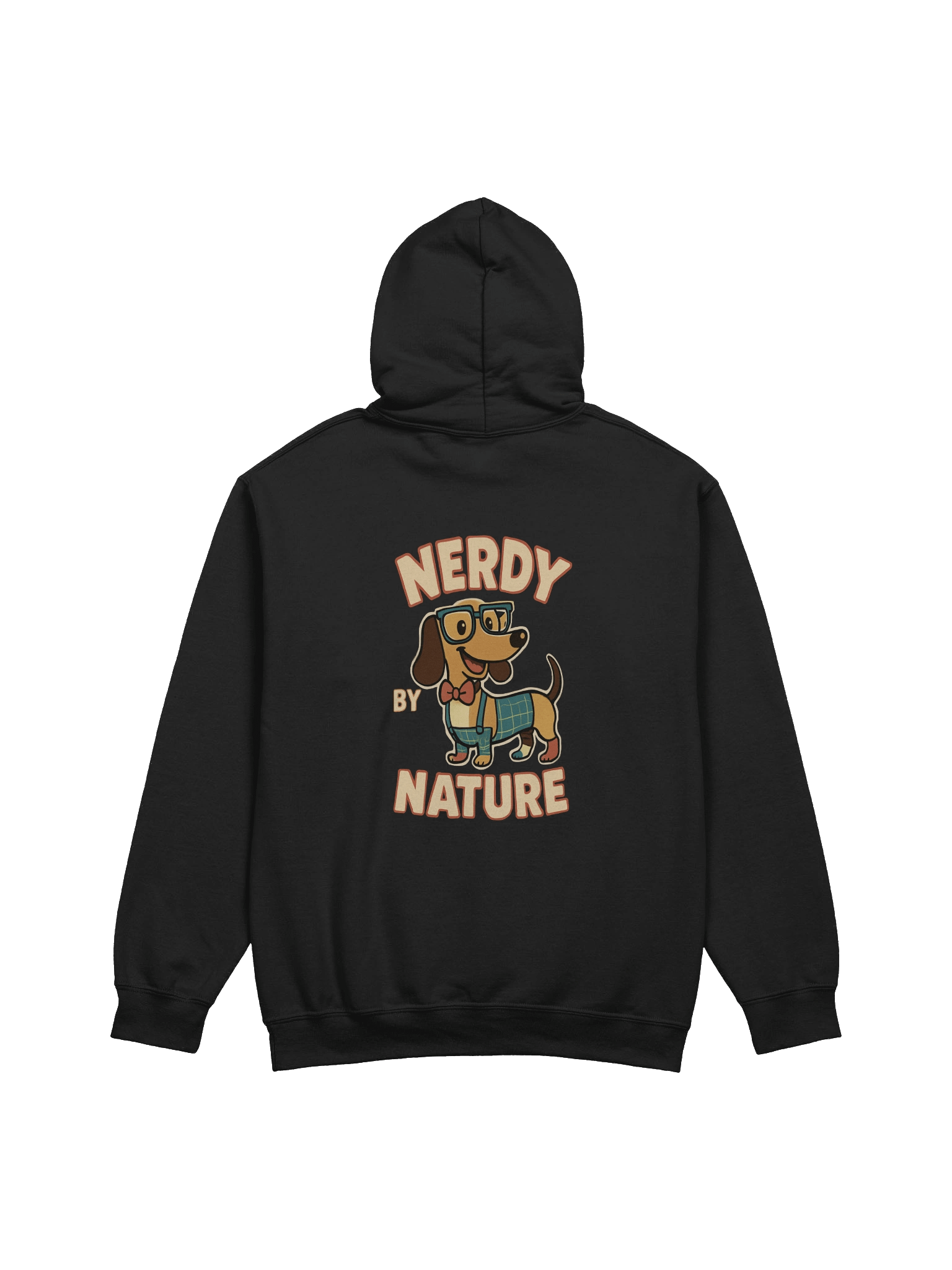 Nerdy by Nature Hoodie – Funny Geeky Dachshund Gift for Dog & Book Lovers product image (3)