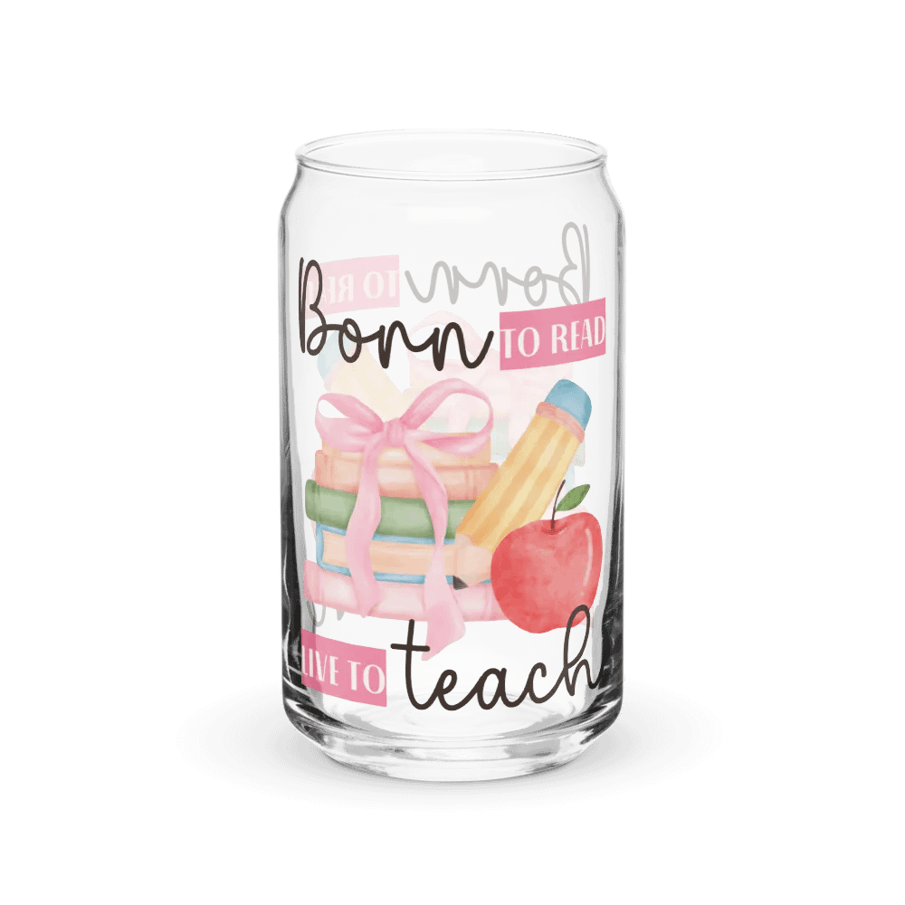 Ice Coffee Watercolor Glass Tumbler Gift For A Teacher product image (10)