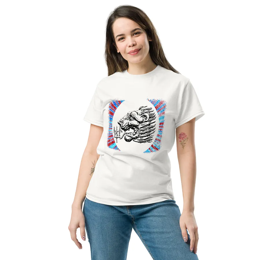 Roaring Lion and Trident Ancient Greek Art 2nd Century BC, T-Shirt product image (3)