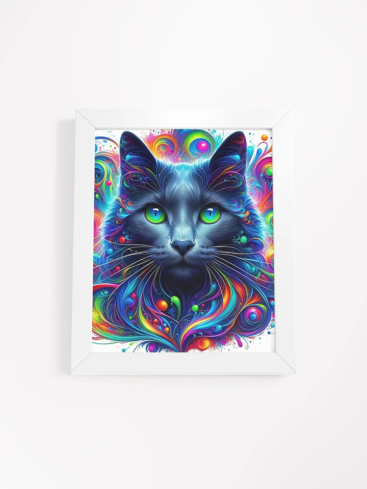 Framed High-Quality Matte Poster (in): Russian Blue 2 product image (97)