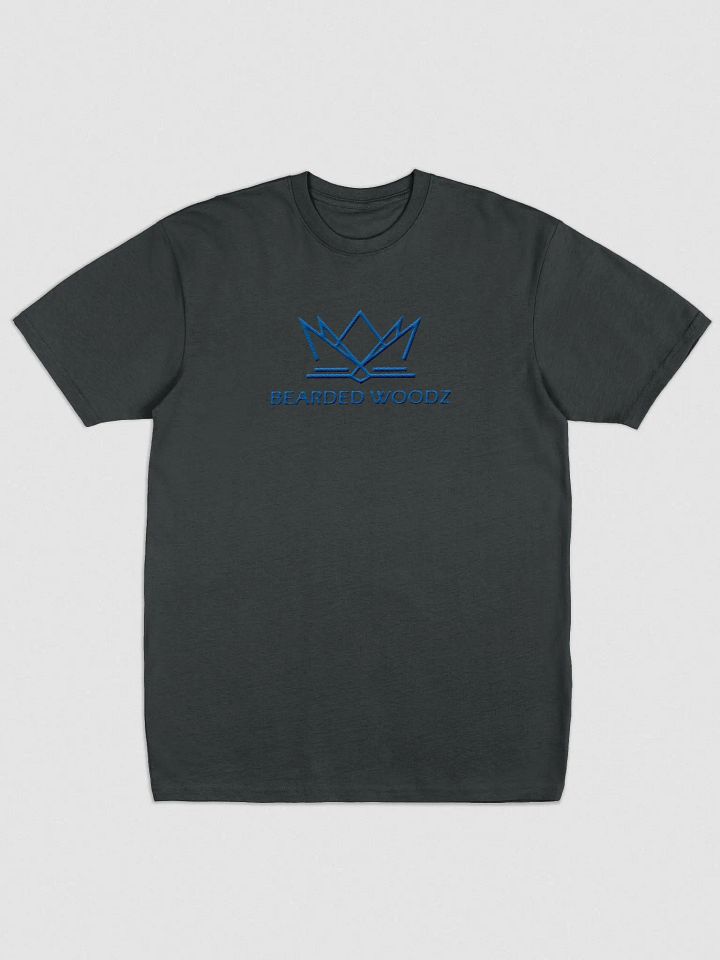 Men's Bearded Woodz T-Shirt (Royal Blue Embroidery) product image (4)