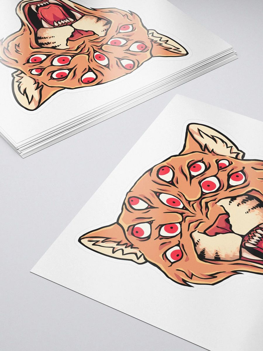 Puma Eye Logo w/Text Sticker product image (5)
