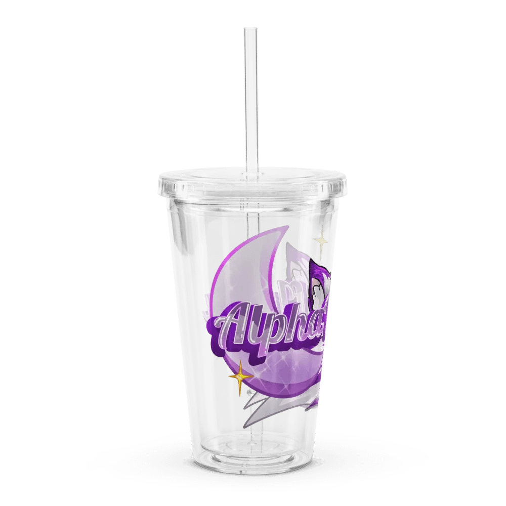 Alpha_Wolf_Luna Logo Plastic Tumbler product image (3)