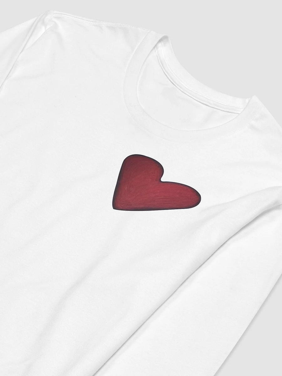 Heart White Long Sleeve product image (3)