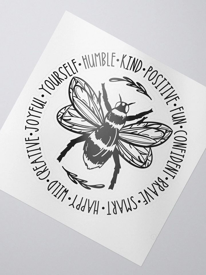 Bee humble stickers product image (2)
