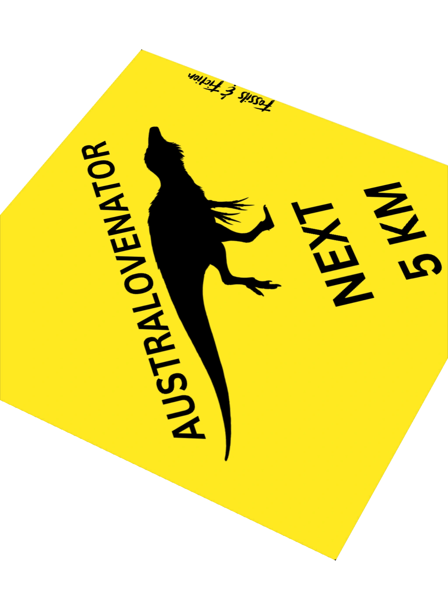 Australovenator Ahead Street Sign (Stickers) product image (7)
