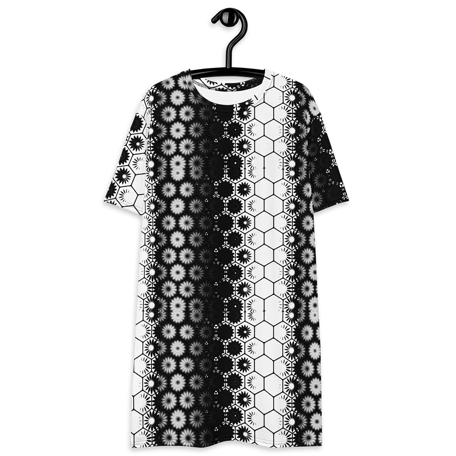 Black and White, T-Shirt Dress, Summer Dress product image (6)