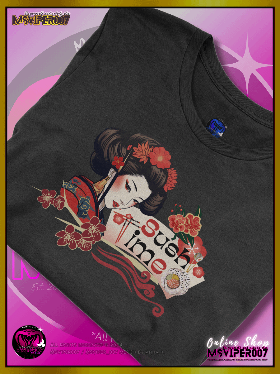 T-Shirt - MsViper007's "Sushi Time" Cozy Womens T-Shirt By Anna H. product image (3)