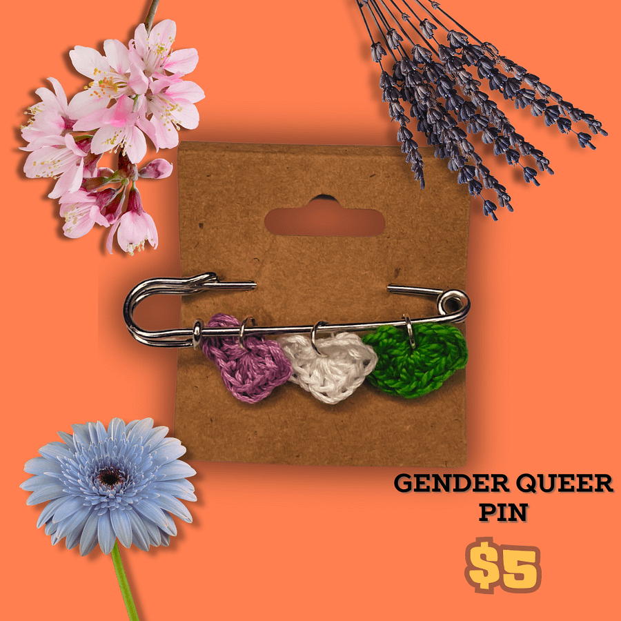 Gender Queer Pin product image (1)