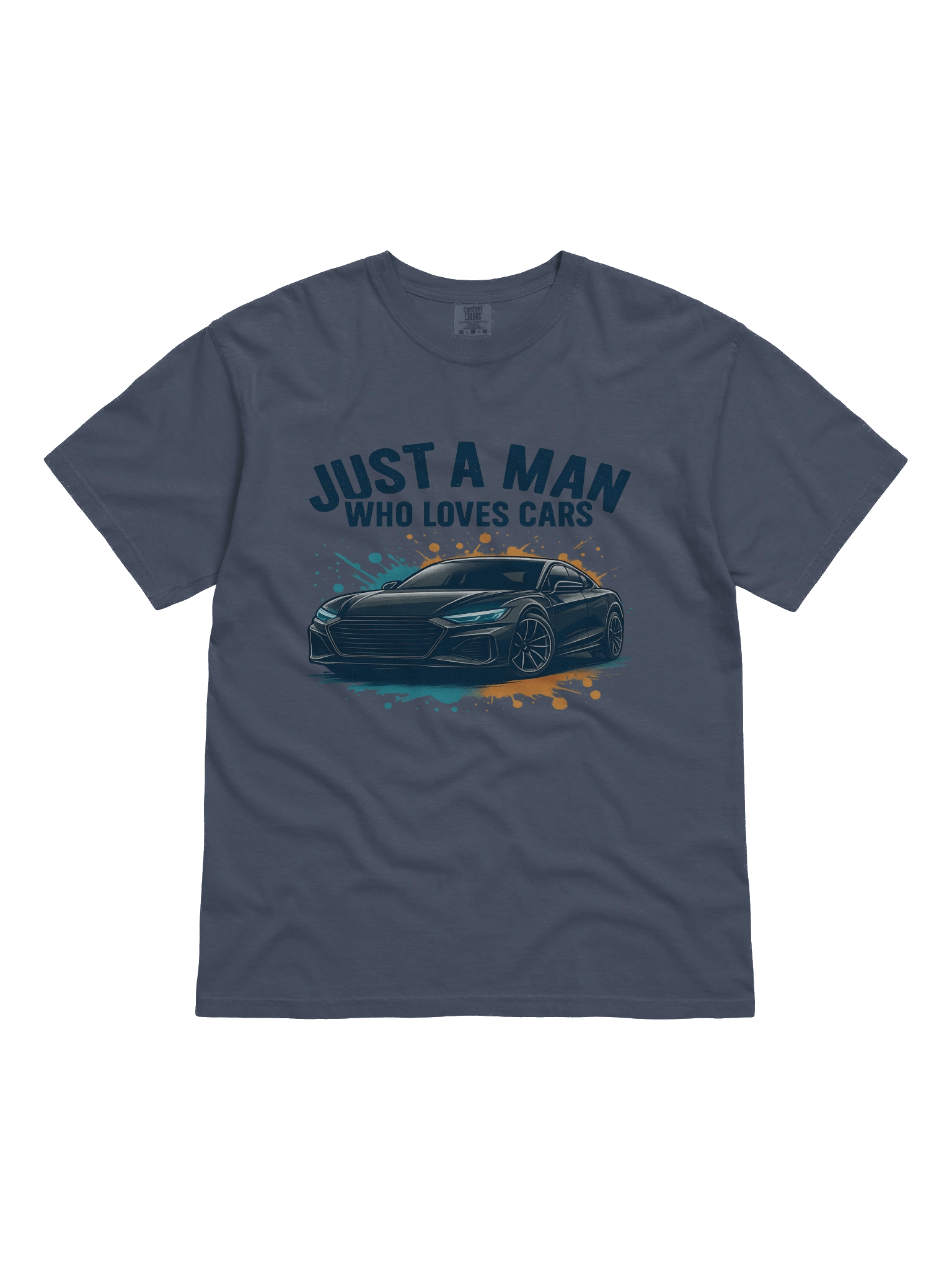 Man T-Shirt Car Design Garment-Dyed Heavyweight product image (1)