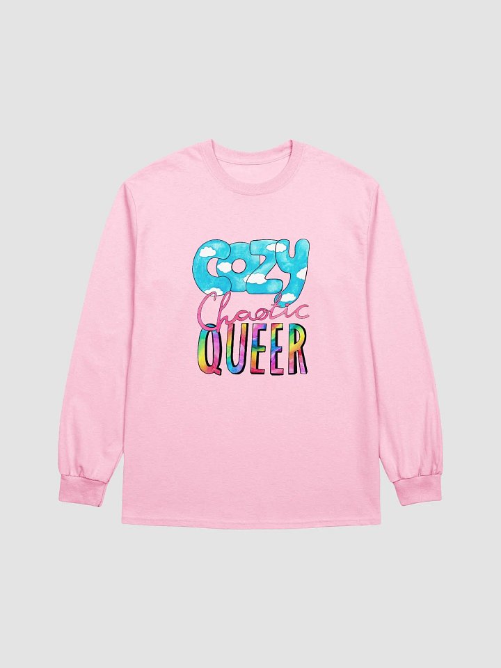 Cozy Chaotic Queer Long Sleeve Tee - Multiple Colors product image (13)