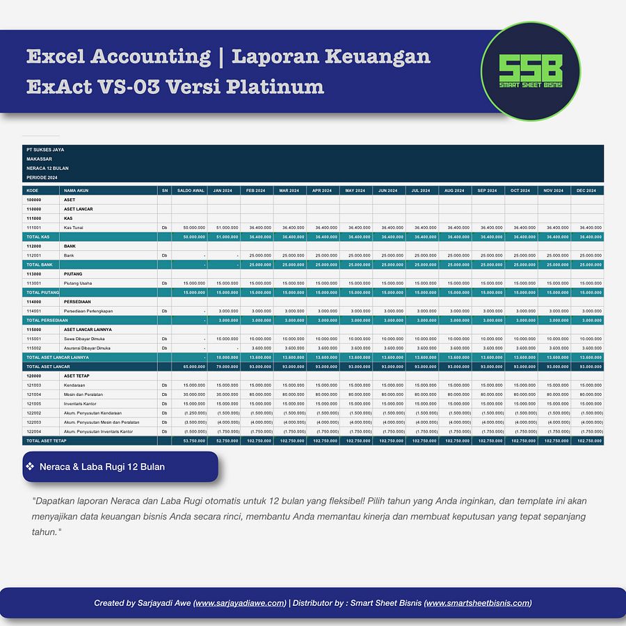 ExAct VS-03.2 PLATINUM | Excel Accounting product image (5)