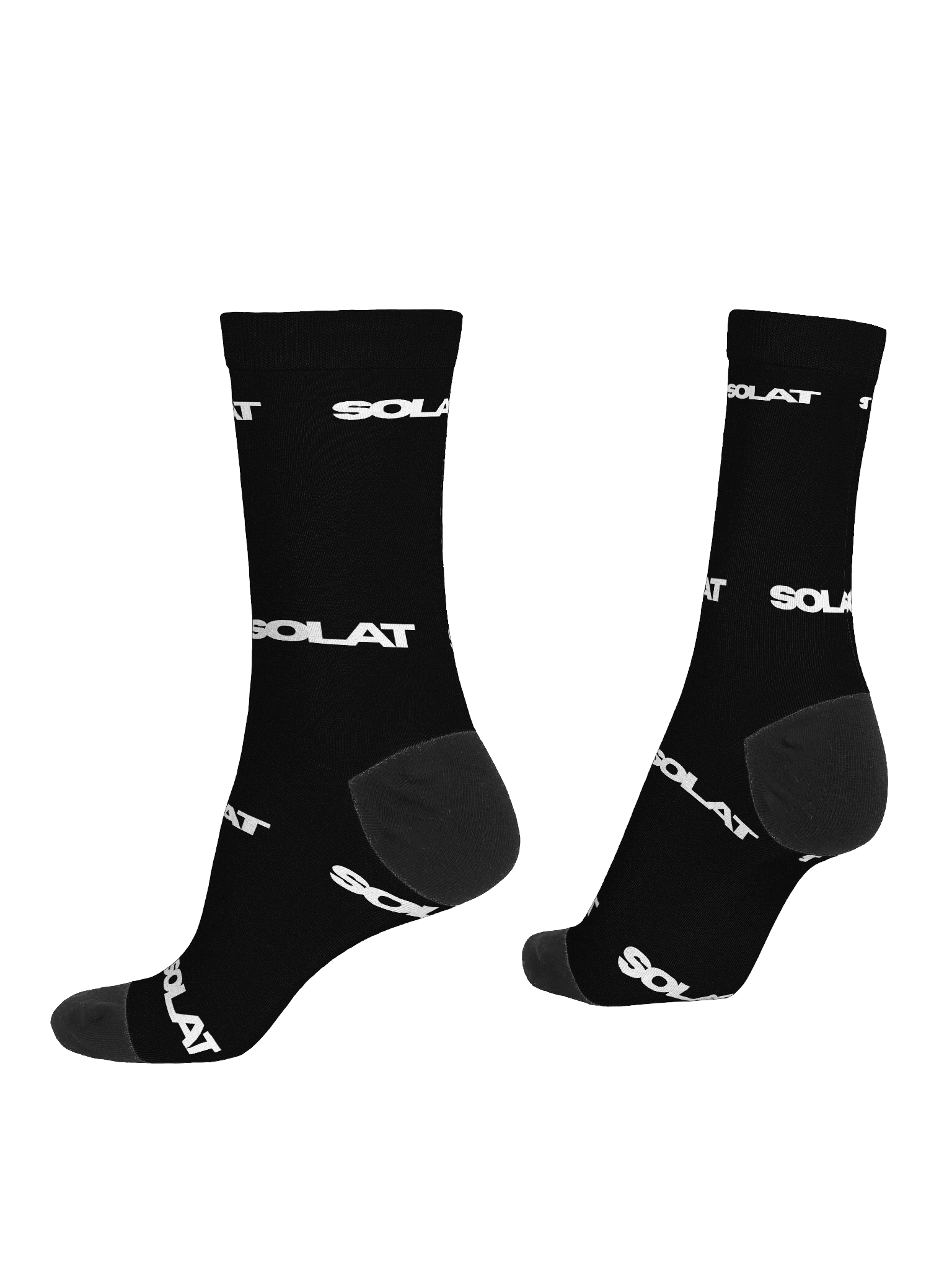 Stacked Logo Socks (black) product image (4)