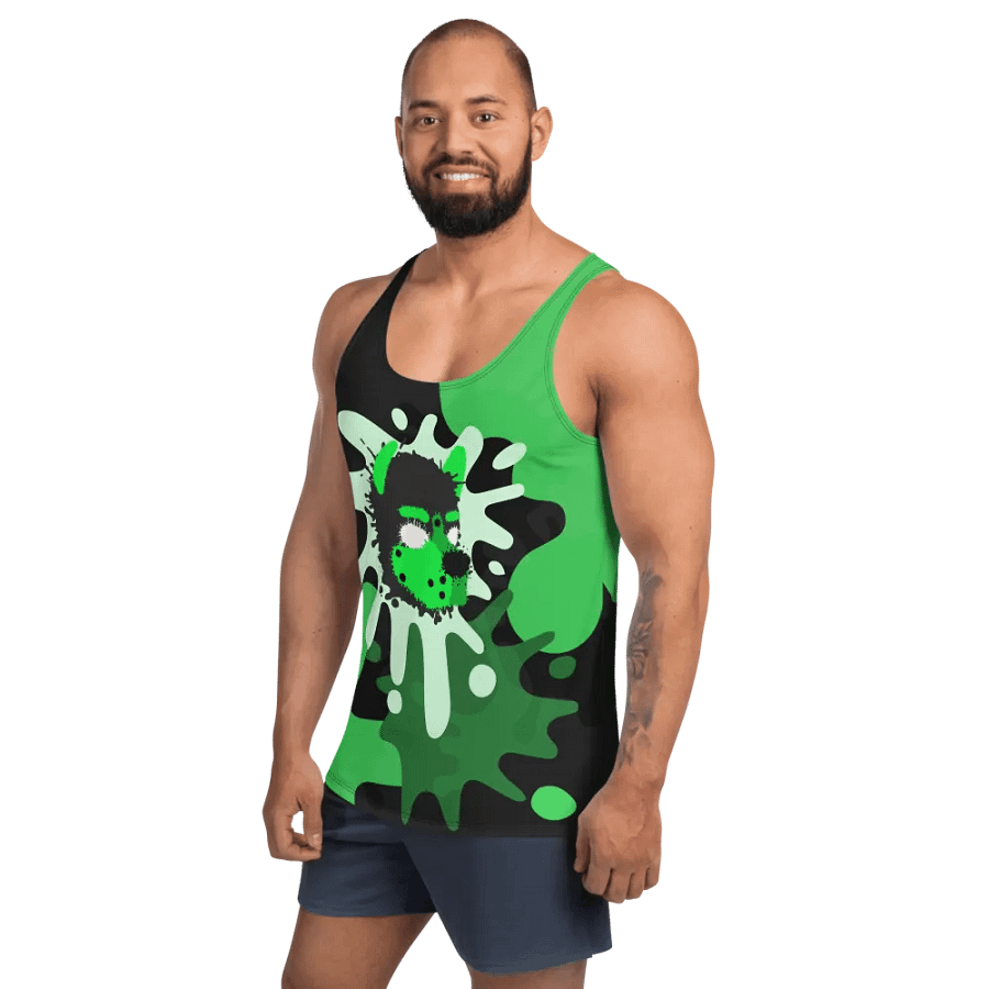 Dark Chaos Splatter Tank - Green product image (4)