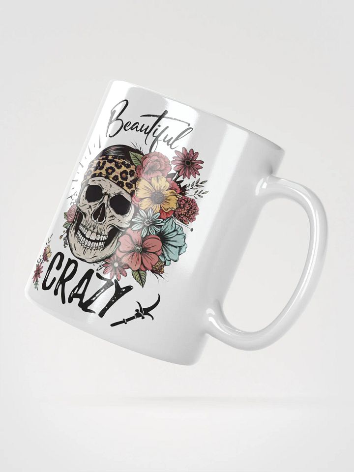 Beautiful Crazy Skull Mug product image (4)