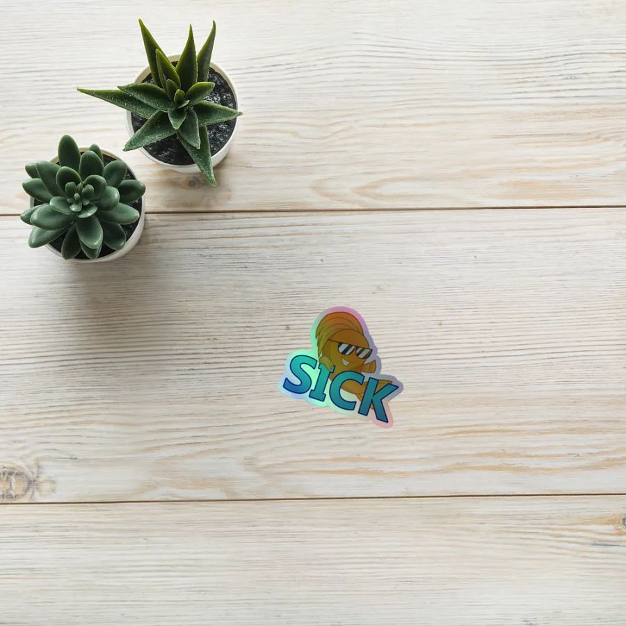 Sick Fish Holographic Sticker product image (8)