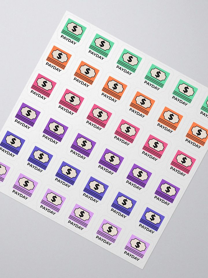 Payday Stickers – Hand-Drawn, Functional Planner Stickers for Bullet Journals, Work, and Office Organization product image (2)