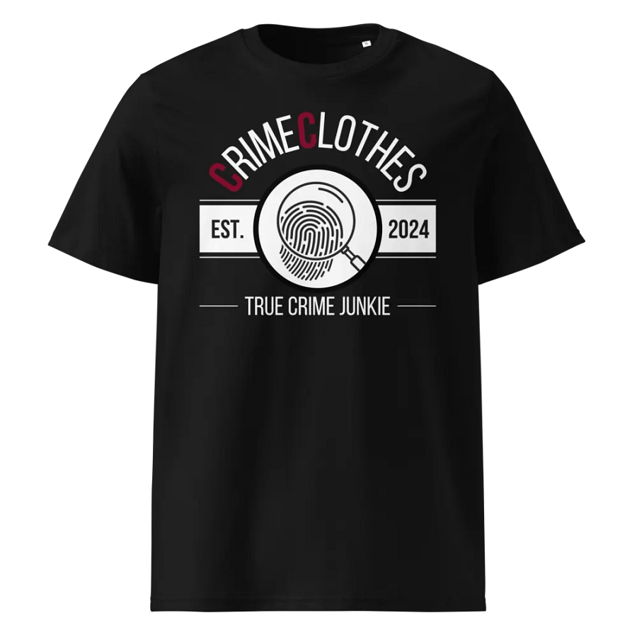 CrimeClothes True Crime Junkie Logo Organic Short Sleeve Tee product image (1)