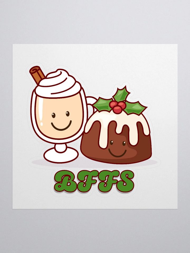 BFFs Eggnog and Figgy Pudding Sticker product image (1)