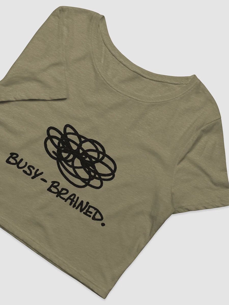 BUSY-BRAINED cropped tee product image (3)
