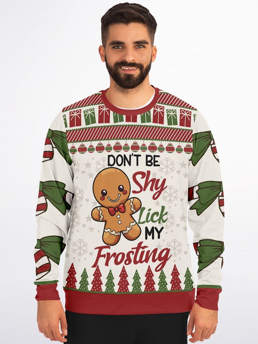 Funny Quote Gingerbread Man Ugly Christmas Sweater | Holiday Party Sweatshirt | Unisex Christmas Outfit product image (3)