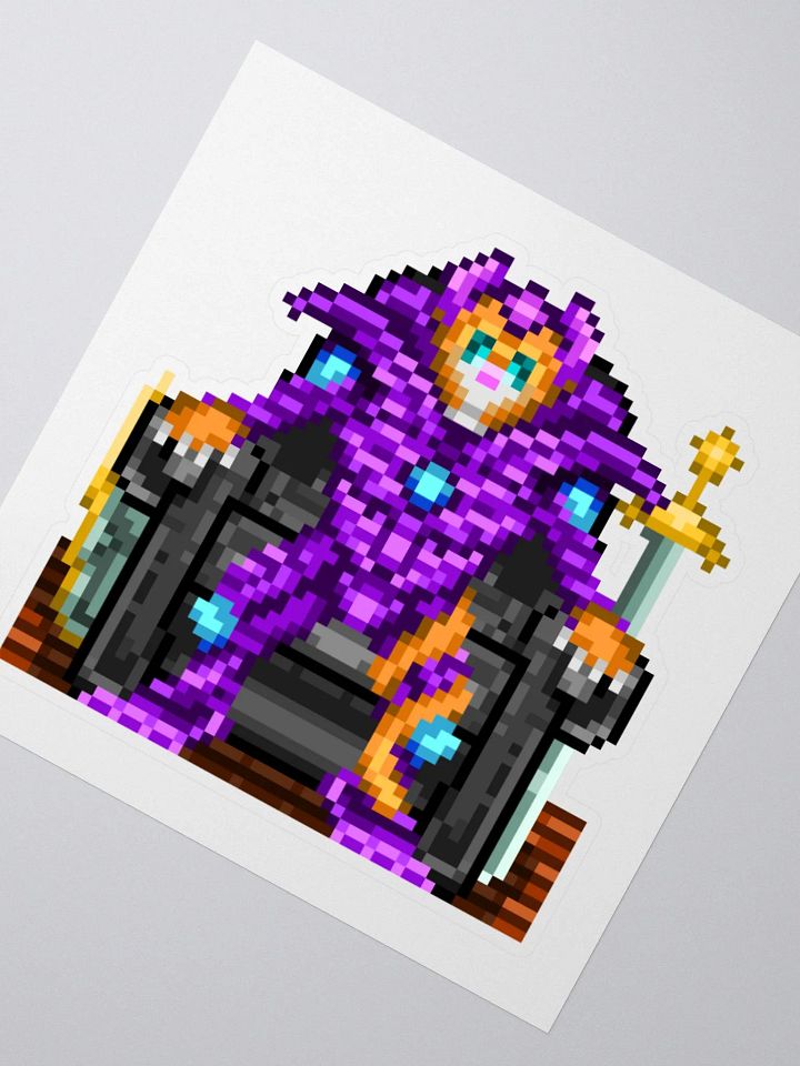 Couch Cat Proto Sticker 3x3 product image (2)