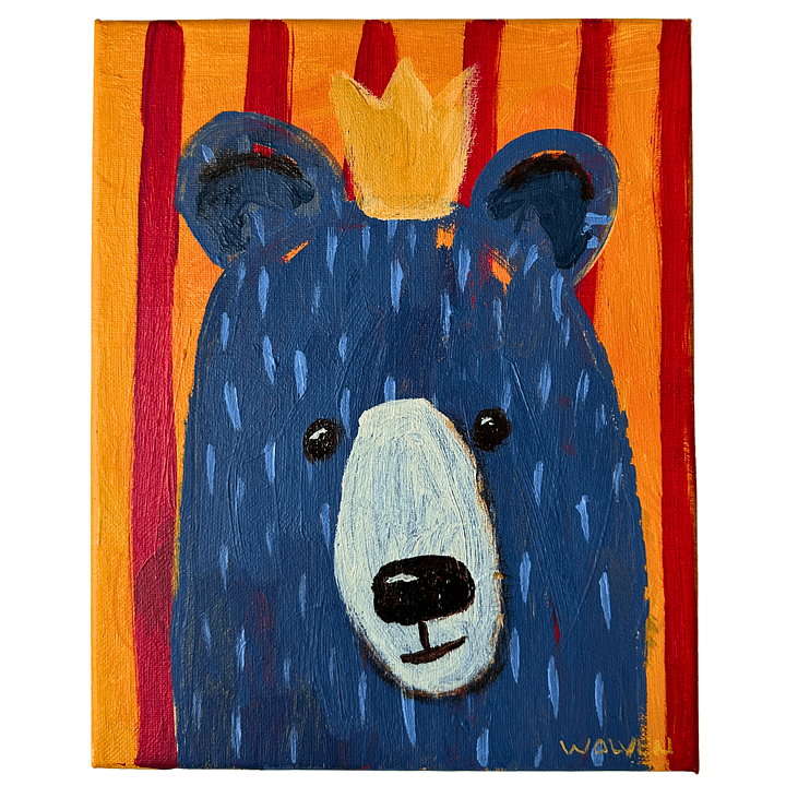Original Painting: Beau – The Bear of Inner Strength product image (1)