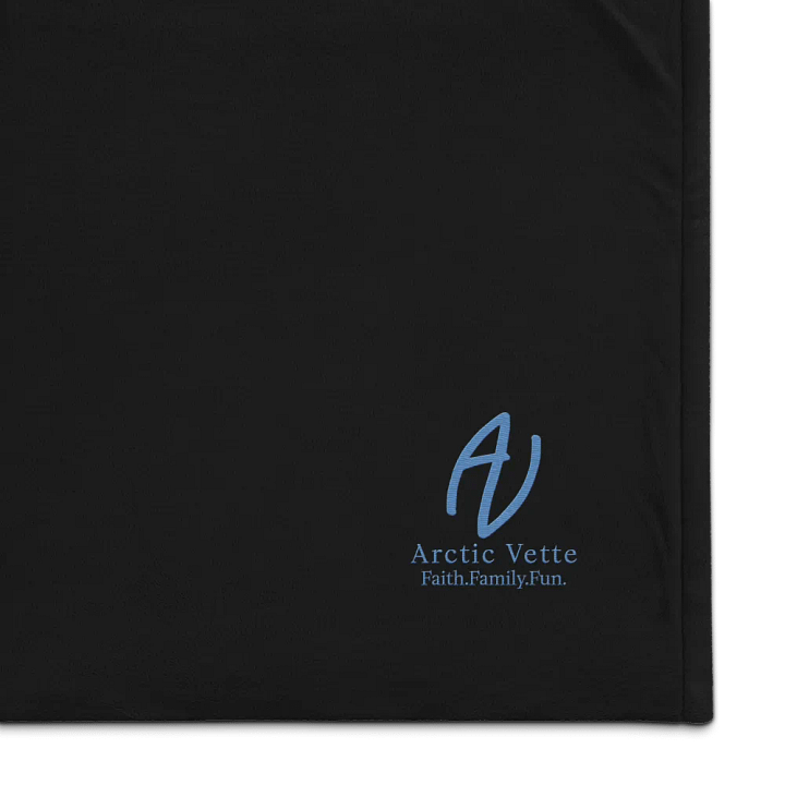 Arctic Vette Cozy Faith. Family. Fun. Sherpa Blanket product image (1)