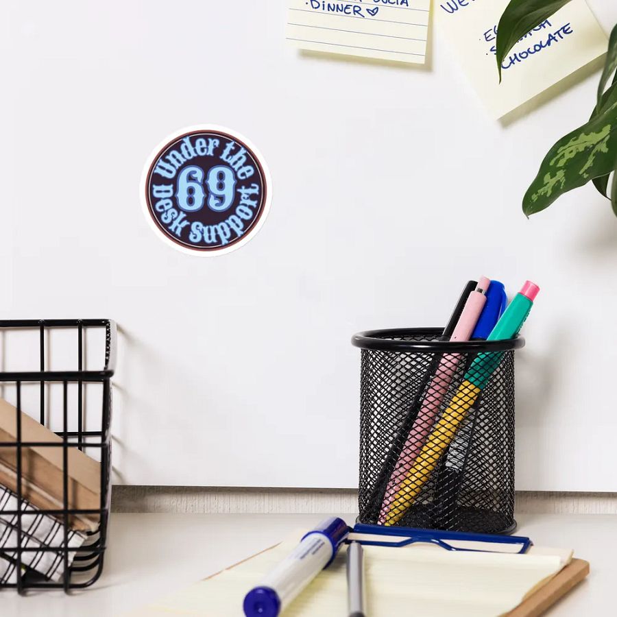 Retro Desk Support Die-Cut Magnet product image (12)