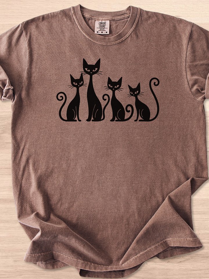Whimsical Cats Tee product image (1)