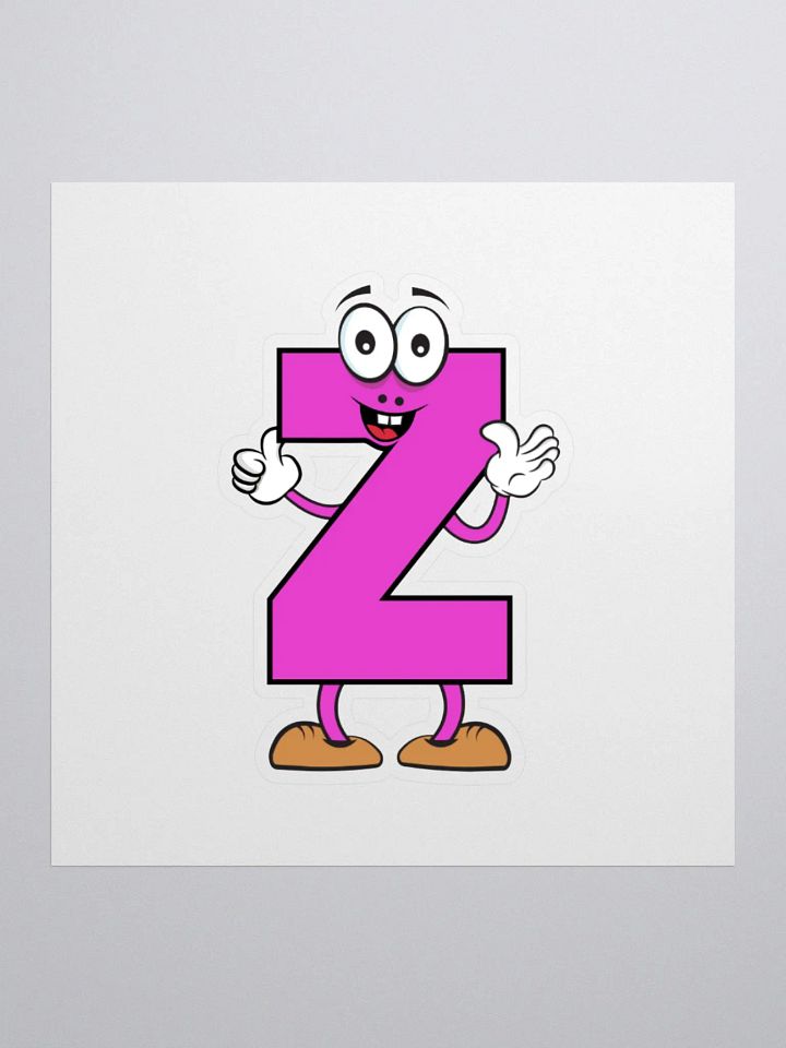 A Letter Cartoon Character Sticker product image (1)