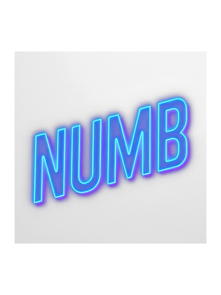 Bleed Neon (Numb) Stickers product image (1)