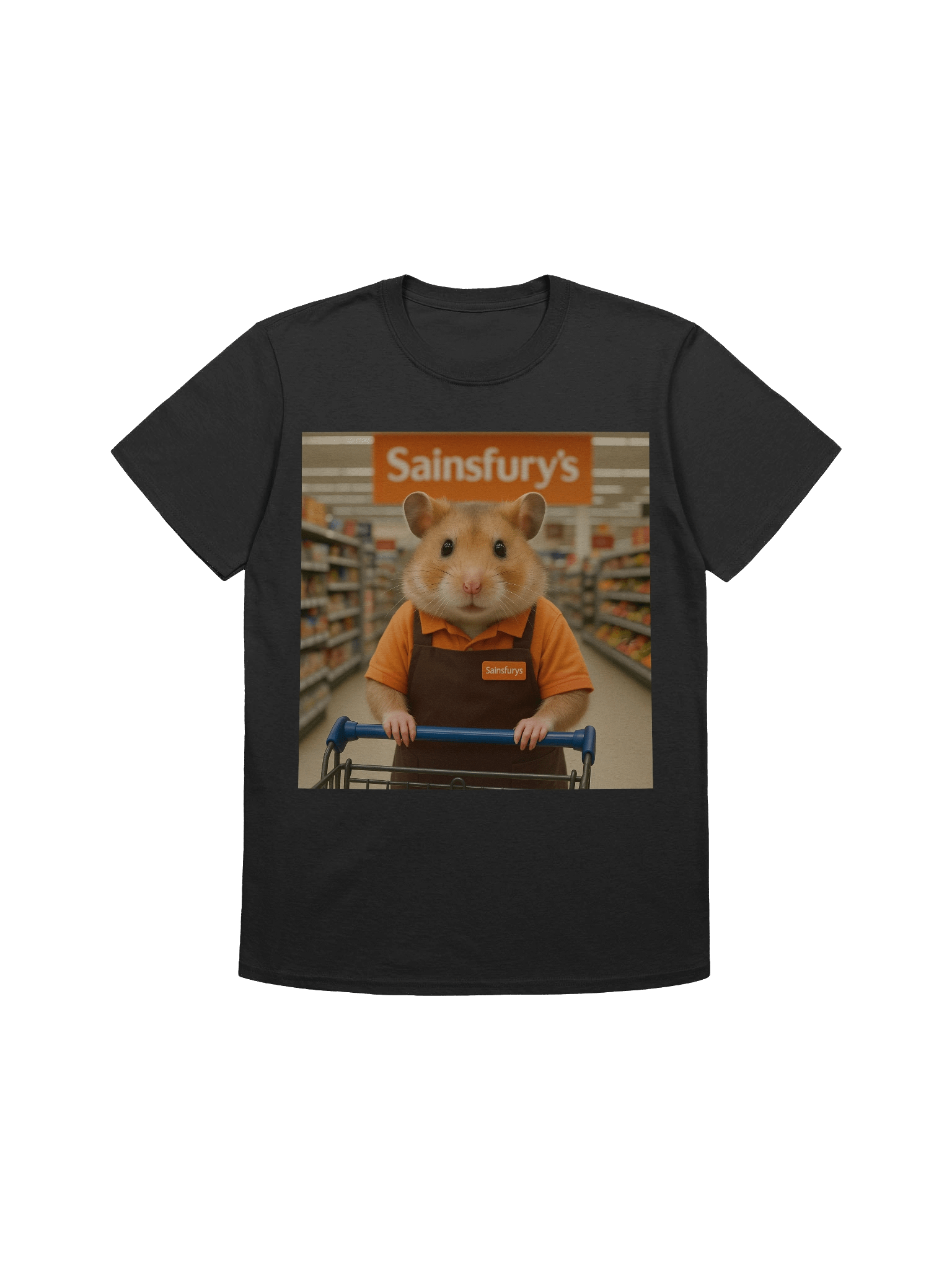 Sainsfurys Supermarket Employee Hamster T-Shirt product image (6)