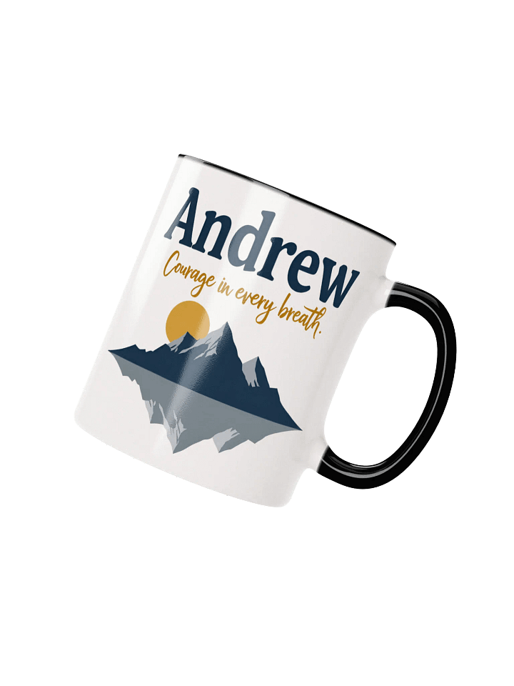 Andrew Mug: Courage in Every Breath – A Personalized Gift for Bold Souls product image (2)