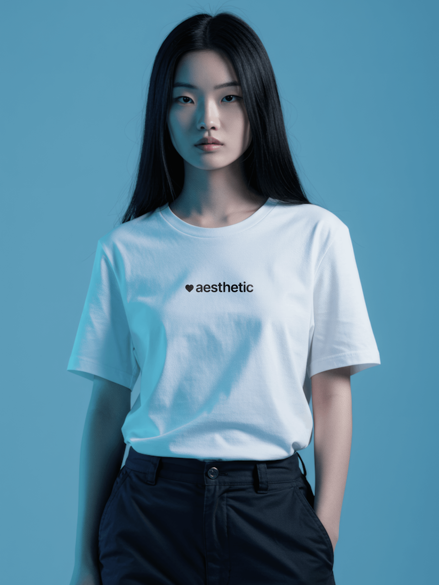 Aesthetic White T-shirt product image (1)