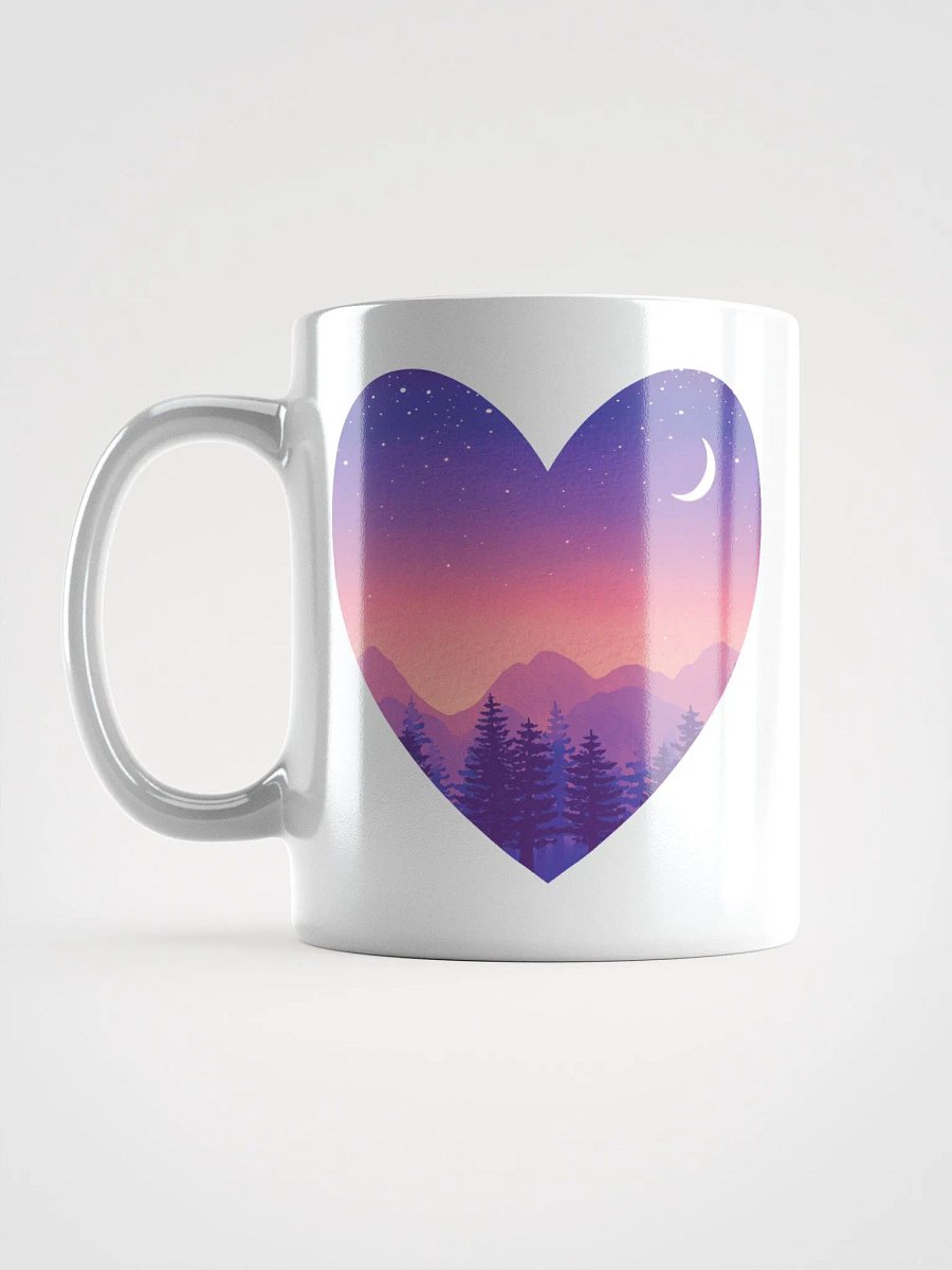 Lavender Sunset - Heart Mug product image (6)