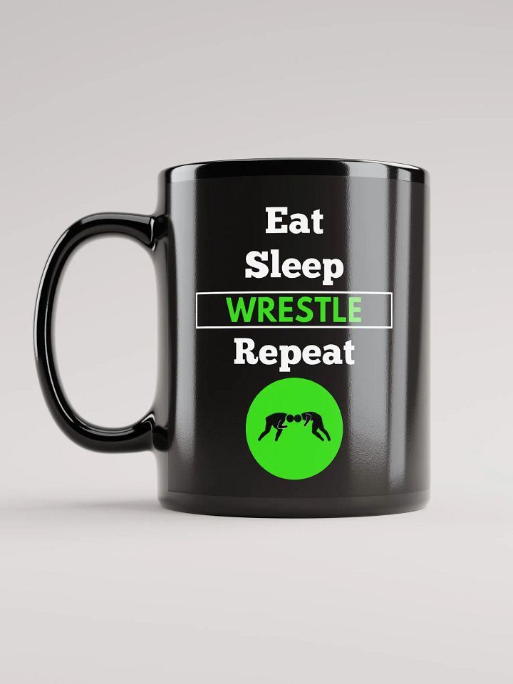 Eat Sleep WRESTLE Repeat Cup product image (2)