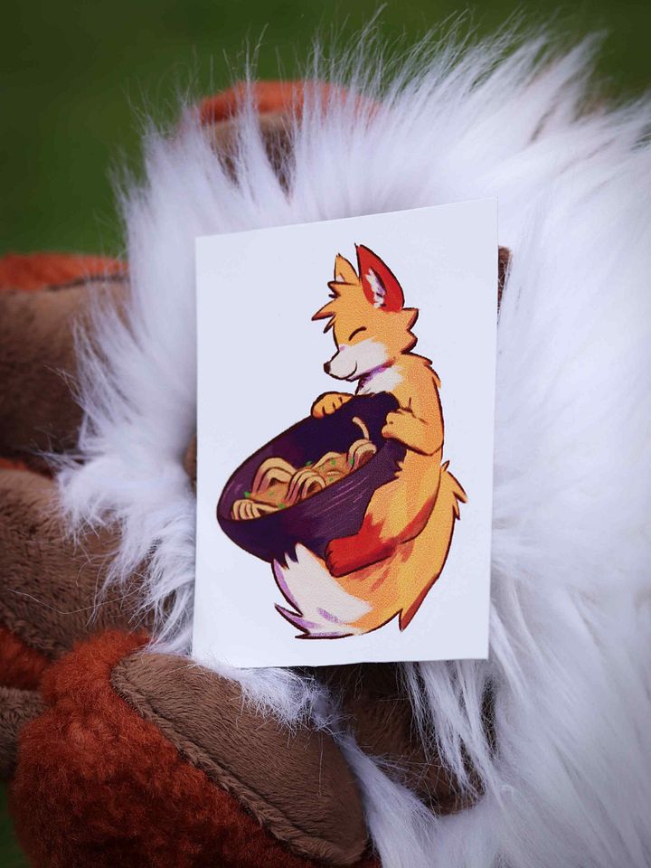 Hungry Fox Sticker product image (2)
