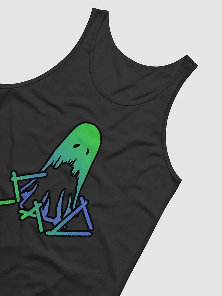 SaD Men's Style Tank Top Big Logo - Green and Blue product image (2)