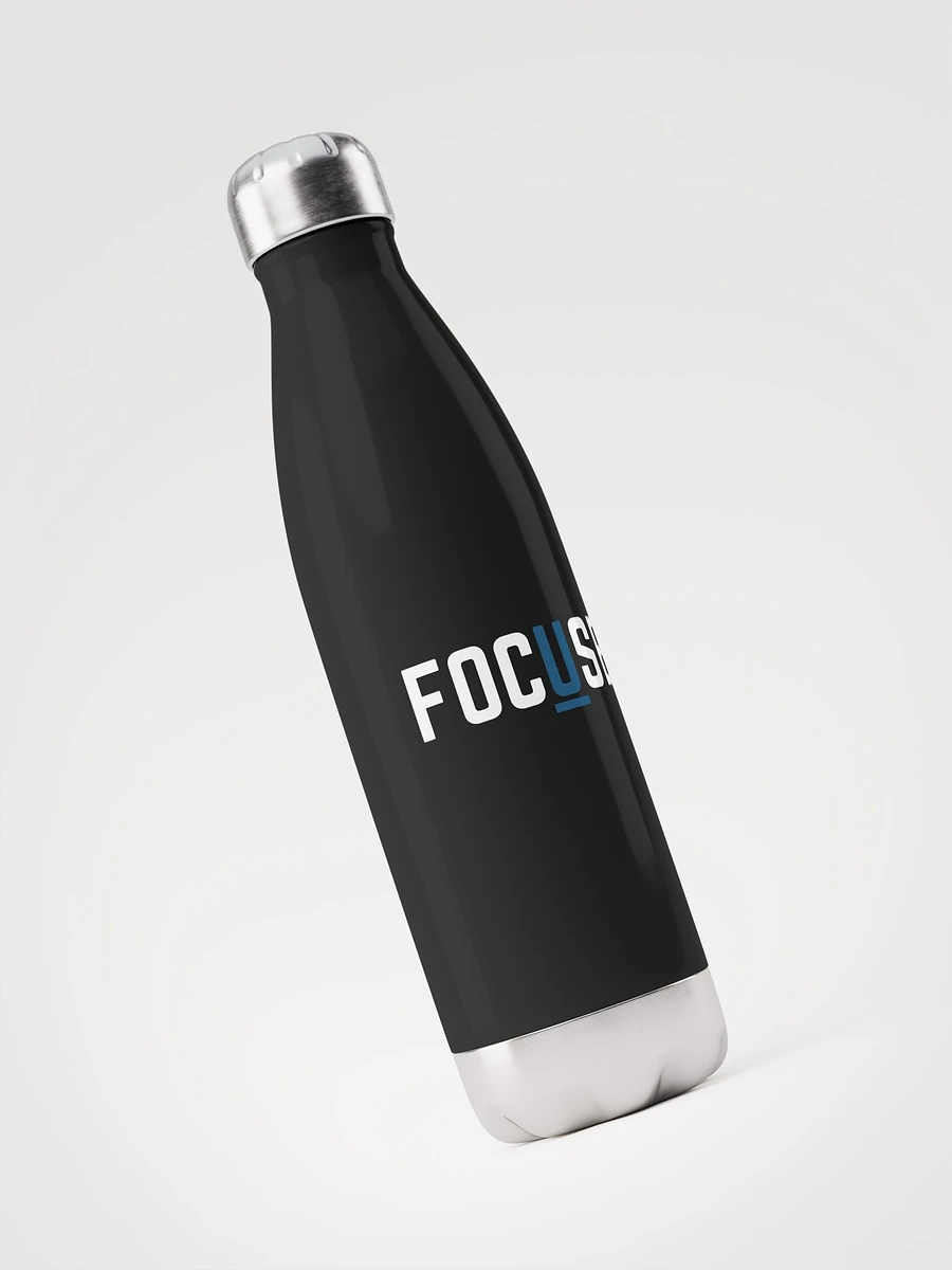 FOCUSED Stainless Steel Water Bottle (Black) product image (3)