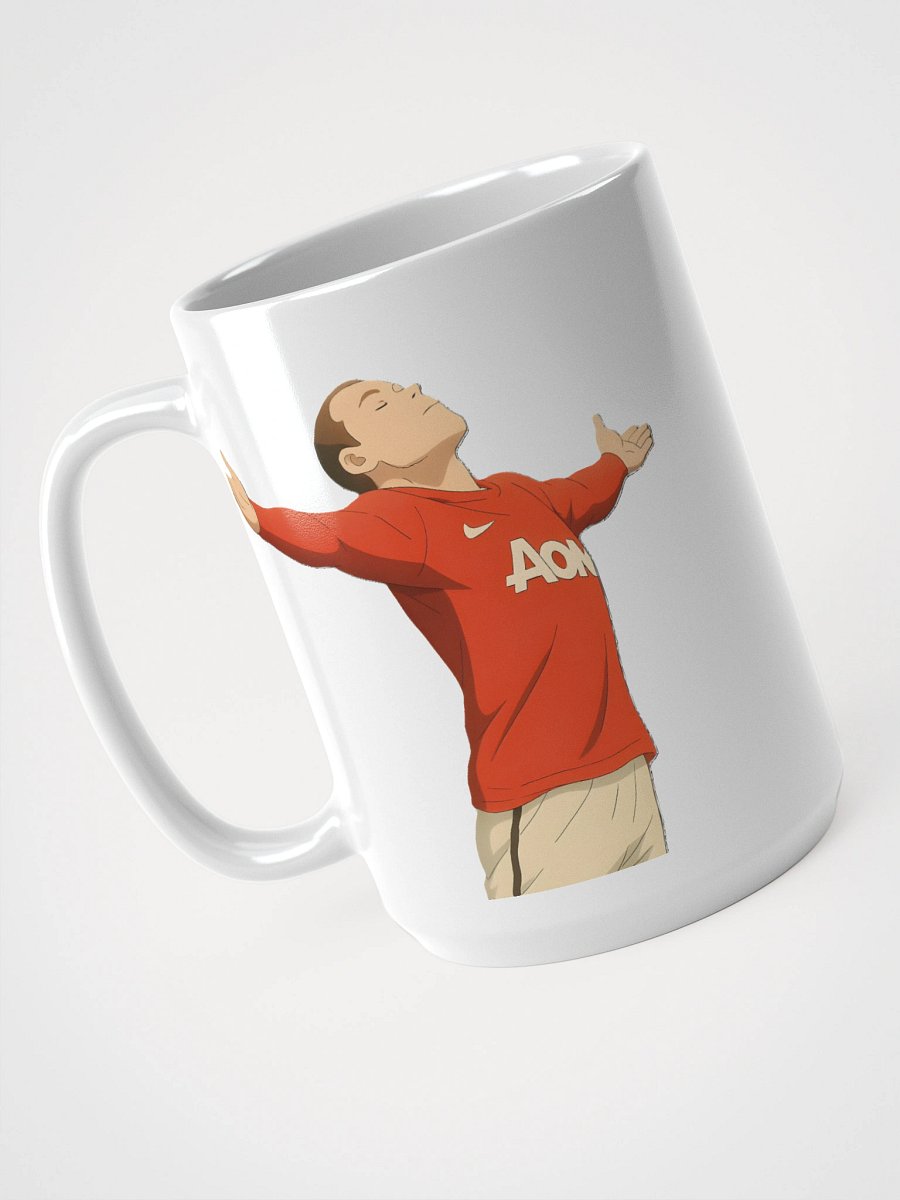 Glossy Mug - Wayne Rooney Goal Celebration - Iconic Moment - Manchester United (Various Colours) product image (3)
