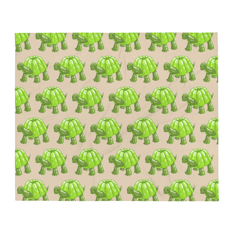 Jelly Tortoise Throw Blanket