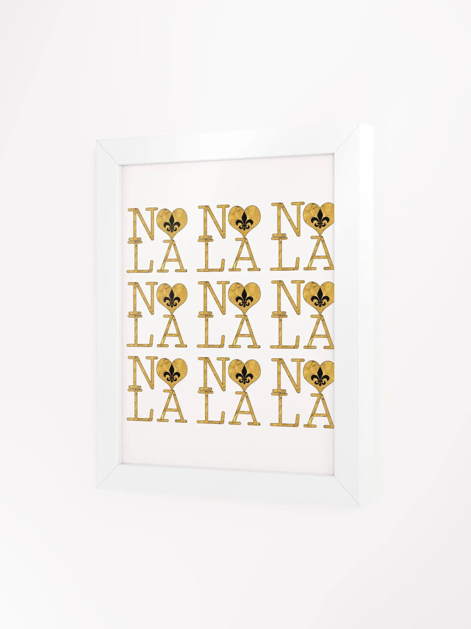 I LOVE NOLA **LEGACY POSTER** (FULL GOLD WRAP + OUTLINE) product image (3)
