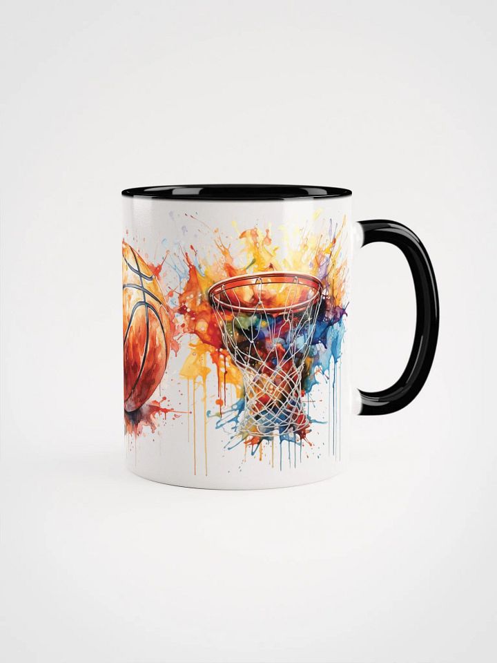 Swish & Sip Basketball Accent Mug product image (1)